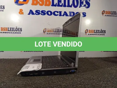 LOTE 001 - 01 NOTEBOOK MODELO 6670 VECTOR SEM FONTE 20V. (NO ESTADO) ATENÇÃO! FAZER A VISITAÇÃO ANTES DE ARREMATAR, NÃO SABEMOS SE FUNCIONA. LEILÃO NÃO TEM GARANTIA E NEM DEVOLUÇÃO, SUJEITO A POSSÍVEIS AVARIAS VISÍVEIS/OCULTAS E/OU AUSÊNCIA DE COMPONENTES.