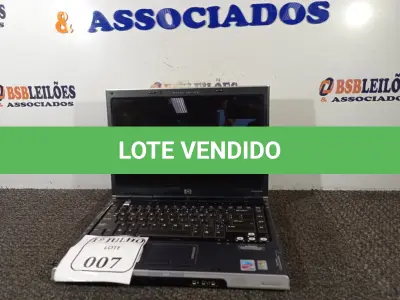 LOTE 007 - 01 NOTEBOOK MODELO: PAVILION DV1000 MARCA HP SEM FONTE. (NO ESTADO) ATENÇÃO! FAZER A VISITAÇÃO ANTES DE ARREMATAR, NÃO SABEMOS SE FUNCIONA. LEILÃO NÃO TEM GARANTIA E NEM DEVOLUÇÃO, SUJEITO A POSSÍVEIS AVARIAS VISÍVEIS/OCULTAS E/OU AUSÊNCIA DE COMPONENTES.