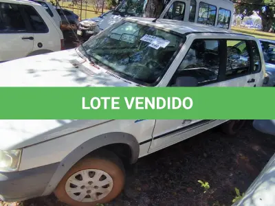 LOTE 040 - 01 FIAT UNO MILLE WAY ECON; PLACA: JIC-6188; ANO: 2009. CHASSI: 9BD15844AA6345945, RENAVAM: 00165582910; (TAMPA TRASEIRA AMASSADA, VEÍCULO NÃO FUNCIONA BOMBA DE COMBUSTÍVEL TRAVADA). (NO ESTADO)