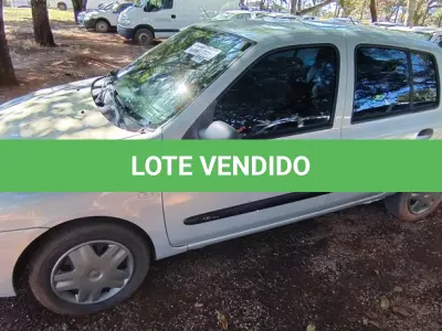 LOTE 013 - 01 RENAULT CLIO AUT1616VS; PLACA: JHM-0587; ANO: 2008 CHASSI: 8A1LB8E058L031130, RENAVAM: 00973884100; (NO ESTADO)