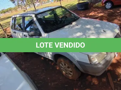 LOTE 021 - 01 FIAT UNO MILLE WAY ECON; PLACA: JHG-0071; ANO: 2009.  CHASSI: 9BD15844AA6266453, RENAVAM: 00143778889 (VEÍCULO NÃO FUNCIONA, BOMBA DE COMBUSTÍVEL TRAVADA) (NO ESTADO)