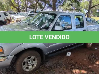 LOTE 047 - 01 CAMINHONETE FORD RANGER XLT 13P; PLACA: JIF-1974; ANO: 2009. CHASSI: 8AFER13P19J246873, RENAVAM: 00148266967; (SUSPENSÃO DIANTEIRA LE MUITO AVARIADA/ FREIO ABS COM DEFEITO/ BOMBA DE ALTA PRESSÃO DANIFICADA/ BOMBA DE BAIXA PRESSÃO TRAVADA BICOS INJETORES DEFEITUOSOS/ VEÍCULO NÃO FUNCIONA). (NO ESTADO)