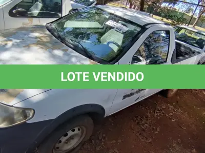 LOTE 018 - 01 FIAT STRADA PICK UP FIRE FLEX; PLACA: JIF-1564; ANO: 2009. CHASSI: 9BD27803M97161682, RENAVAM: 00148257402; (VEÍCULO NÃO FUNCIONA, CORREIA DENTADA QUEBRADA, VEÍCULO FALTANDO RETROVISORES EXTERNOS LD/LE) (NO ESTADO)
