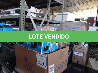 LOTE 054 - 01 LOTE COM DIVERSOS MATERIAIS PARA ESCRITÓRIO. (NO ESTADO) ATENÇÃO! FAZER A VISITAÇÃO ANTES DE ARREMATAR, NÃO SABEMOS SE FUNCIONA. LEILÃO NÃO TEM GARANTIA E NEM DEVOLUÇÃO, SUJEITO A POSSÍVEIS AVARIAS VISÍVEIS/OCULTAS E/OU AUSÊNCIA DE COMPONENTES.