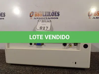 LOTE 017 - 01 PROJETOR LCD MULTIMIDIA, MODELO: PDG-DSU20N MARCA SANYO 220V. (NO ESTADO) ATENÇÃO! FAZER A VISITAÇÃO ANTES DE ARREMATAR, NÃO SABEMOS SE FUNCIONA. LEILÃO NÃO TEM GARANTIA E NEM DEVOLUÇÃO, SUJEITO A POSSÍVEIS AVARIAS VISÍVEIS/OCULTAS E/OU AUSÊNCIA DE COMPONENTES.