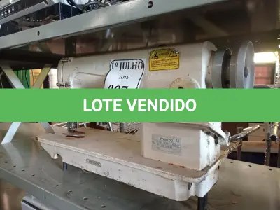 LOTE 097 - 01 MÁQUINA DE COSTURA ANTIGA FY8700 MARCA YAMATA. (NO ESTADO) ATENÇÃO! FAZER A VISITAÇÃO ANTES DE ARREMATAR, NÃO SABEMOS SE FUNCIONA. LEILÃO NÃO TEM GARANTIA E NEM DEVOLUÇÃO, SUJEITO A POSSÍVEIS AVARIAS VISÍVEIS/OCULTAS E/OU AUSÊNCIA DE COMPONENTES.