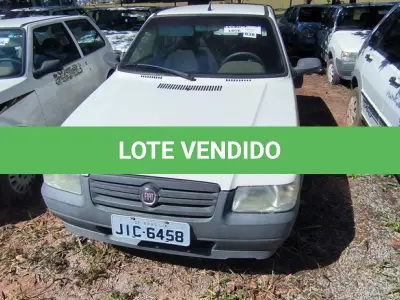 LOTE 038 - 01 FIAT UNO MILLE WAY ECON; PLACA: JIC-6458; ANO: 2009. CHASSI: 9BD15844AA6345941, RENAVAM: 00165583215; (VEÍCULO NÃO FUNCIONA BOMBA DE COMBUSTIVELTRAVADA). (NO ESTADO)