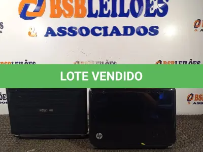 LOTE 016 - 02 NETBOOK'S PARA RETIRADA DE PEÇAS, SENDO 01 MARCA HP E 01 POSITIVO. (NO ESTADO) ATENÇÃO! FAZER A VISITAÇÃO ANTES DE ARREMATAR, NÃO SABEMOS SE FUNCIONA. LEILÃO NÃO TEM GARANTIA E NEM DEVOLUÇÃO, SUJEITO A POSSÍVEIS AVARIAS VISÍVEIS/OCULTAS E/OU AUSÊNCIA DE COMPONENTES.