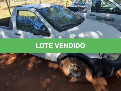 LOTE 019 - 01 FIAT STRADA PICK UP FIRE FLEX; PLACA: JIF-1604; ANO: 2009. CHASSI: 9BD27803M97161335, RENAVAM: 00148263062; (VEÍCULO NÃO FUNCIONA, BOMBA DE COMBUSTÍVEL TRAVADA). (NO ESTADO)