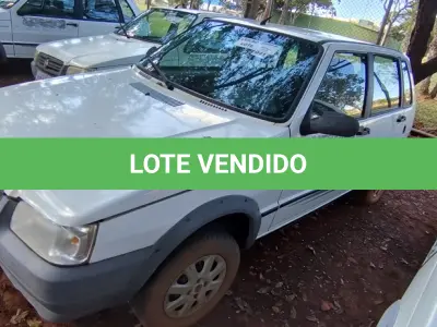 LOTE 041 - 01 FIAT UNO MILLE WAY ECON; PLACA: JIC-6168; ANO: 2009 CHASSI: 9BD15844AA634002, RENAVAM: 00165583274; (VEÍCULO NÃO FUNCIONA, BOMBA DE COMBUSTIVEL TRAVADA, VEÍCULO SOFREU SUPER AQUECIMENTO.) (NO ESTADO)