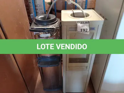 LOTE 192 - 02 PURIFICADORES DE ÁGUA, SENDO 01 IBBL E 01 LIBELL. (AMBOS LIGANDO) (NO ESTADO) ATENÇÃO! FAZER A VISITAÇÃO ANTES DE ARREMATAR, NÃO SABEMOS SE FUNCIONA. LEILÃO NÃO TEM GARANTIA E NEM DEVOLUÇÃO, SUJEITO A POSSÍVEIS AVARIAS VISÍVEIS/OCULTAS E/OU AUSÊNCIA DE COMPONENTES.