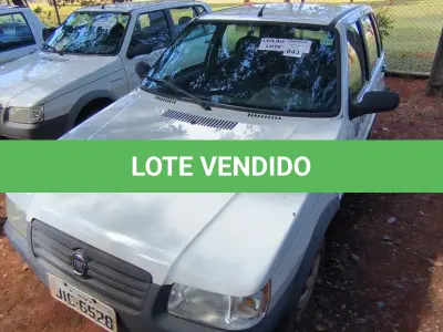 LOTE 043 - 01 FIAT UNO MILLE WAY ECON; PLACA: JIC-6528; ANO: 2009. CHASSI: 9BD15844AA6352343, RENAVAM: 00165582650; (VEÍCULO NÃO FUNCIONA, BOMBA DE COMBUSTÍVEL TRAVADA, VEÍCULO NÃO POSSUI CHAVE (QUEBRADA)). (NO ESTADO)