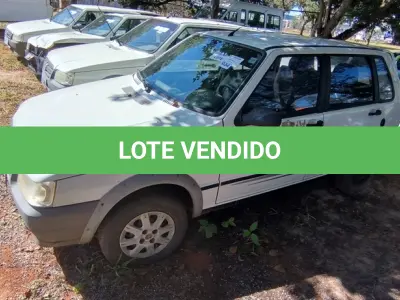 LOTE 034 - 01 FIAT UNO MILLE WAY ECON; PLACA: JIC-6488; ANO: 2009.  CHASSI: 9BD15844AA6321794, RENAVAM: 00165553570; (VEÍCULO NÃO FUNCIONA, BOMBA DE COMBUSTÍVEL TRAVADA). (NO ESTADO)