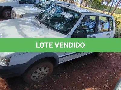 LOTE 043 - 01 FIAT UNO MILLE WAY ECON; PLACA: JIC-6528; ANO: 2009. CHASSI: 9BD15844AA6352343, RENAVAM: 00165582650; (VEÍCULO NÃO FUNCIONA, BOMBA DE COMBUSTÍVEL TRAVADA, VEÍCULO NÃO POSSUI CHAVE (QUEBRADA)). (NO ESTADO)