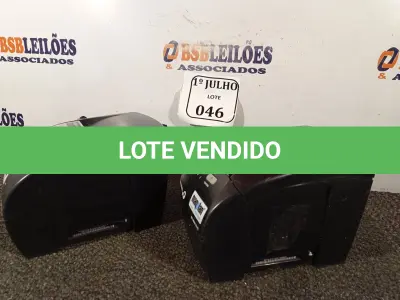 LOTE 046 - 02 IMPRESSORAS DE CUPOM FISCAL MODELO:MP-4000 TH FI. (NO ESTADO) ATENÇÃO! FAZER A VISITAÇÃO ANTES DE ARREMATAR, NÃO SABEMOS SE FUNCIONA. LEILÃO NÃO TEM GARANTIA E NEM DEVOLUÇÃO, SUJEITO A POSSÍVEIS AVARIAS VISÍVEIS/OCULTAS E/OU AUSÊNCIA DE COMPONENTES.