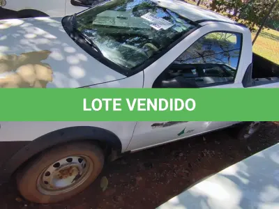 LOTE 029 - 01 FIAT STRADA PICK UP FIRE FLEX; PLACA: JIF-1574; ANO: 2009.  CHASSI: 9BD27803M97161620, RENAVAM: 00148258808; (VEÍCULO SOFREU SUPER AQUECIMENTO). (NO ESTADO)