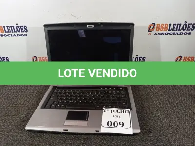 LOTE 009 - 01 NOTEBOOK MODELO: 6670 VECTOR SEM FONTE 20V. (NO ESTADO) ATENÇÃO! FAZER A VISITAÇÃO ANTES DE ARREMATAR, NÃO SABEMOS SE FUNCIONA. LEILÃO NÃO TEM GARANTIA E NEM DEVOLUÇÃO, SUJEITO A POSSÍVEIS AVARIAS VISÍVEIS/OCULTAS E/OU AUSÊNCIA DE COMPONENTES.