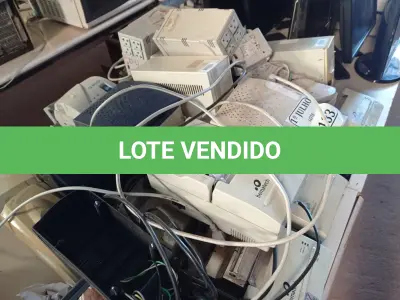 LOTE 183 - 01 LOTE COM DIVERSOS ESTABILIZADORES E IMPRESSORAS NÃO FISCAL. (NO ESTADO) ATENÇÃO! FAZER A VISITAÇÃO ANTES DE ARREMATAR, NÃO SABEMOS SE FUNCIONA. LEILÃO NÃO TEM GARANTIA E NEM DEVOLUÇÃO, SUJEITO A POSSÍVEIS AVARIAS VISÍVEIS/OCULTAS E/OU AUSÊNCIA DE COMPONENTES.