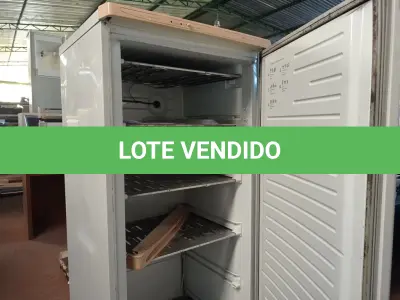 LOTE 189 - 01 FREEZER 260 MARCA CCE COM AVARIAS. (NO ESTADO) ATENÇÃO! FAZER A VISITAÇÃO ANTES DE ARREMATAR, NÃO SABEMOS SE FUNCIONA. LEILÃO NÃO TEM GARANTIA E NEM DEVOLUÇÃO, SUJEITO A POSSÍVEIS AVARIAS VISÍVEIS/OCULTAS E/OU AUSÊNCIA DE COMPONENTES.