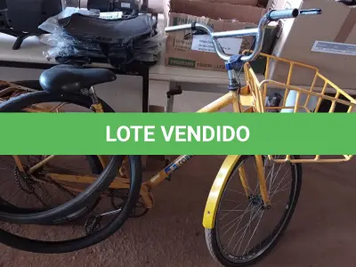 LOTE 113 - 01 BICICLETA CARGUEIRA E 02 PNEUS. (NO ESTADO) ATENÇÃO! FAZER A VISITAÇÃO ANTES DE ARREMATAR, NÃO SABEMOS SE FUNCIONA. LEILÃO NÃO TEM GARANTIA E NEM DEVOLUÇÃO, SUJEITO A POSSÍVEIS AVARIAS VISÍVEIS/OCULTAS E/OU AUSÊNCIA DE COMPONENTES.