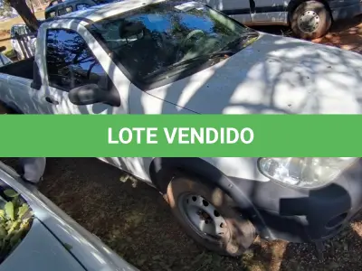 LOTE 025 - 01 FIAT STRADA PICK UP FIRE FLEX; PLACA: JIE-7518; ANO: 2009. CHASSI: 9BD27803MA7190783, RENAVAM: 00166993417; VEÍCULO APRESENTA BARULHO ANORMAL NO MOTOR (CATALIZADOR QUEBRADO) (NO ESTADO)