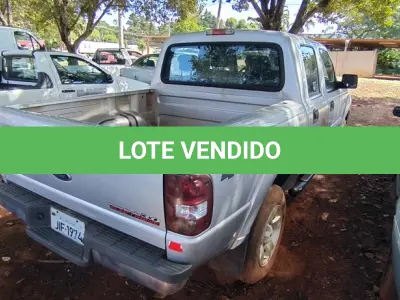 LOTE 047 - 01 CAMINHONETE FORD RANGER XLT 13P; PLACA: JIF-1974; ANO: 2009. CHASSI: 8AFER13P19J246873, RENAVAM: 00148266967; (SUSPENSÃO DIANTEIRA LE MUITO AVARIADA/ FREIO ABS COM DEFEITO/ BOMBA DE ALTA PRESSÃO DANIFICADA/ BOMBA DE BAIXA PRESSÃO TRAVADA BICOS INJETORES DEFEITUOSOS/ VEÍCULO NÃO FUNCIONA). (NO ESTADO)