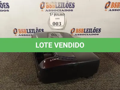 LOTE 003 - 01 PROJETOR LCD MULTIMIDIA, MODELO: H2283A MARCA EPSON 220V. (NO ESTADO) ATENÇÃO! FAZER A VISITAÇÃO ANTES DE ARREMATAR, NÃO SABEMOS SE FUNCIONA. LEILÃO NÃO TEM GARANTIA E NEM DEVOLUÇÃO, SUJEITO A POSSÍVEIS AVARIAS VISÍVEIS/OCULTAS E/OU AUSÊNCIA DE COMPONENTES.