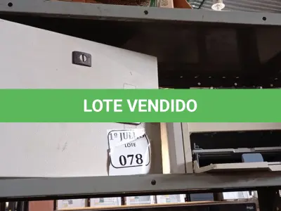 LOTE 078 - 01 IMPRESSORA HP LASER JET 1022N E 01 QUADRO DE ENERGIA. (NO ESTADO) ATENÇÃO! FAZER A VISITAÇÃO ANTES DE ARREMATAR, NÃO SABEMOS SE FUNCIONA. LEILÃO NÃO TEM GARANTIA E NEM DEVOLUÇÃO, SUJEITO A POSSÍVEIS AVARIAS VISÍVEIS/OCULTAS E/OU AUSÊNCIA DE COMPONENTES.