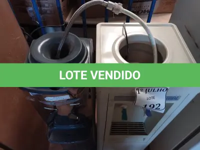 LOTE 192 - 02 PURIFICADORES DE ÁGUA, SENDO 01 IBBL E 01 LIBELL. (AMBOS LIGANDO) (NO ESTADO) ATENÇÃO! FAZER A VISITAÇÃO ANTES DE ARREMATAR, NÃO SABEMOS SE FUNCIONA. LEILÃO NÃO TEM GARANTIA E NEM DEVOLUÇÃO, SUJEITO A POSSÍVEIS AVARIAS VISÍVEIS/OCULTAS E/OU AUSÊNCIA DE COMPONENTES.