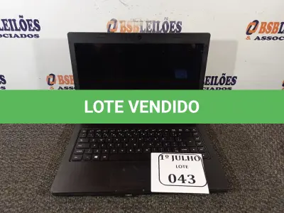 LOTE 043 - 01 NOTEBOOK MODELO: UNIQUE S1991 MARCA POSITIVO SEM FONTE 19V. (NO ESTADO) ATENÇÃO! FAZER A VISITAÇÃO ANTES DE ARREMATAR, NÃO SABEMOS SE FUNCIONA. LEILÃO NÃO TEM GARANTIA E NEM DEVOLUÇÃO, SUJEITO A POSSÍVEIS AVARIAS VISÍVEIS/OCULTAS E/OU AUSÊNCIA DE COMPONENTES.