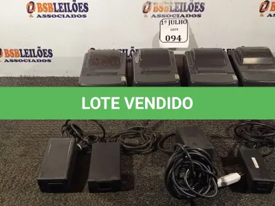 LOTE 094 - 04 IMPRESSORAS TÉRMICAS, DR-800/005 COM FONTE SEM O CABO. (NO ESTADO) ATENÇÃO! FAZER A VISITAÇÃO ANTES DE ARREMATAR, NÃO SABEMOS SE FUNCIONA. LEILÃO NÃO TEM GARANTIA E NEM DEVOLUÇÃO, SUJEITO A POSSÍVEIS AVARIAS VISÍVEIS/OCULTAS E/OU AUSÊNCIA DE COMPONENTES.