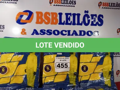 LOTE 455 - 01 LOTE COM 05 MACACÕES VOLH COVERTECH 300 TAMANHO G NA COR AMARELA. (NOVO) (NO ESTADO) ATENÇÃO! FAZER A VISITAÇÃO ANTES DE ARREMATAR, NÃO SABEMOS SE FUNCIONA. LEILÃO NÃO TEM GARANTIA E NEM DEVOLUÇÃO, SUJEITO A POSSÍVEIS AVARIAS VISÍVEIS/OCULTAS E/OU AUSÊNCIA DE COMPONENTES.