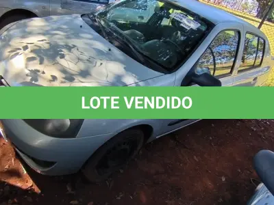 LOTE 009 - 01 RENAULT CLIO AUT1616VS; PLACA: JHM-0567; ANO: 2008.  CHASSI: 8A1LB8E058L033436, RENAVAM: 00973889209; (NO ESTADO)