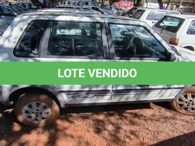 LOTE 040 - 01 FIAT UNO MILLE WAY ECON; PLACA: JIC-6188; ANO: 2009. CHASSI: 9BD15844AA6345945, RENAVAM: 00165582910; (TAMPA TRASEIRA AMASSADA, VEÍCULO NÃO FUNCIONA BOMBA DE COMBUSTÍVEL TRAVADA). (NO ESTADO)