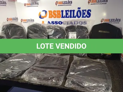 LOTE 135 - 01 LOTE COM 10 BOLSAS/MOCHILAS. (NO ESTADO) ATENÇÃO! FAZER A VISITAÇÃO ANTES DE ARREMATAR, NÃO SABEMOS SE FUNCIONA. LEILÃO NÃO TEM GARANTIA E NEM DEVOLUÇÃO, SUJEITO A POSSÍVEIS AVARIAS VISÍVEIS/OCULTAS E/OU AUSÊNCIA DE COMPONENTES.