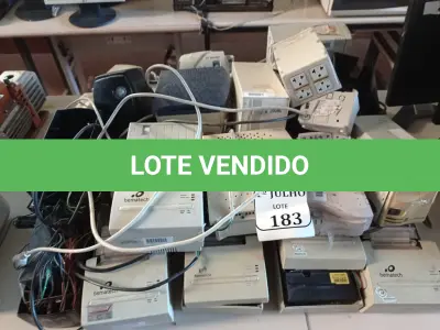LOTE 183 - 01 LOTE COM DIVERSOS ESTABILIZADORES E IMPRESSORAS NÃO FISCAL. (NO ESTADO) ATENÇÃO! FAZER A VISITAÇÃO ANTES DE ARREMATAR, NÃO SABEMOS SE FUNCIONA. LEILÃO NÃO TEM GARANTIA E NEM DEVOLUÇÃO, SUJEITO A POSSÍVEIS AVARIAS VISÍVEIS/OCULTAS E/OU AUSÊNCIA DE COMPONENTES.