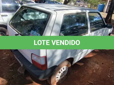 LOTE 005 - 01 FIAT UNO MILLE FIRE FLEX; PLACA: JGN-9908; ANO: 2005 CHASSI: 9BD15802764753934, RENAVAM: 00865845972. (VEÍCULO NÃO FUNCIONA, BOMBA DE COMBUSTÍVEL TRAVADA) (NO ESTADO)