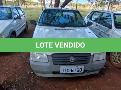 LOTE 041 - 01 FIAT UNO MILLE WAY ECON; PLACA: JIC-6168; ANO: 2009 CHASSI: 9BD15844AA634002, RENAVAM: 00165583274; (VEÍCULO NÃO FUNCIONA, BOMBA DE COMBUSTIVEL TRAVADA, VEÍCULO SOFREU SUPER AQUECIMENTO.) (NO ESTADO)