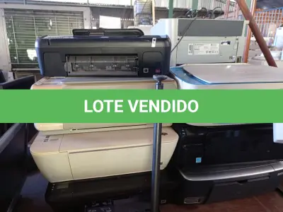 LOTE 138 - 14 IMPRESSORAS MARCAS E MODELOS DIVERSOS PARA RETIRADA DE PEÇAS. (NO ESTADO) ATENÇÃO! FAZER A VISITAÇÃO ANTES DE ARREMATAR, NÃO SABEMOS SE FUNCIONA. LEILÃO NÃO TEM GARANTIA E NEM DEVOLUÇÃO, SUJEITO A POSSÍVEIS AVARIAS VISÍVEIS/OCULTAS E/OU AUSÊNCIA DE COMPONENTES.