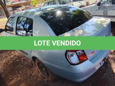 LOTE 015 - 01 RENAULT CLIO AUT1616VS; PLACA: JHM-0657; ANO: 2008.  CHASSI: 8A1LB8E058L016123, RENAVAM: 00976297922; (NO ESTADO)
