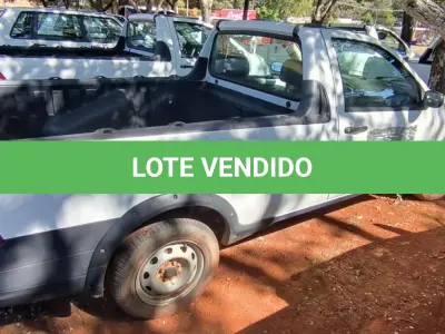 LOTE 023 - 01 FIAT STRADA PICK UP FIRE FLEX; PLACA: JIC-4717; ANO: 2009.  CHASSI: 9BD27803MA7188523, RENAVAM: 00164945334; VEÍCULO NÃO FUNCIONA, BOMBA DE COMBUSTÍVEL TRAVADA (NO ESTADO)