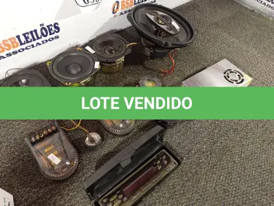 LOTE 036 - 01 TS, 01 FONTE, 03 SUBWOOFERS E 02 TWEETERS PARA CAIXAS, 01 FRENTE SOM PIONEER E 02 CROSSOVERS JBL. (NO ESTADO) ATENÇÃO! FAZER A VISITAÇÃO ANTES DE ARREMATAR, NÃO SABEMOS SE FUNCIONA. LEILÃO NÃO TEM GARANTIA E NEM DEVOLUÇÃO, SUJEITO A POSSÍVEIS AVARIAS VISÍVEIS/OCULTAS E/OU AUSÊNCIA DE COMPONENTES.