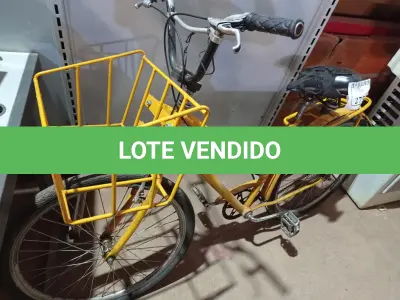LOTE 275 - 01 BICICLETA CARGUEIRA E 02 RODAS. (NO ESTADO) ATENÇÃO! FAZER A VISITAÇÃO ANTES DE ARREMATAR, NÃO SABEMOS SE FUNCIONA. LEILÃO NÃO TEM GARANTIA E NEM DEVOLUÇÃO, SUJEITO A POSSÍVEIS AVARIAS VISÍVEIS/OCULTAS E/OU AUSÊNCIA DE COMPONENTES.