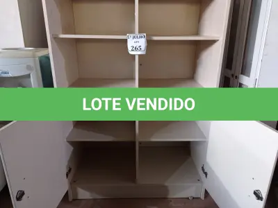 LOTE 265 - 01 ARMÁRIO PARA ESCRITÓRIO 02 PORTAS. (NO ESTADO) ATENÇÃO! FAZER A VISITAÇÃO ANTES DE ARREMATAR, NÃO SABEMOS SE FUNCIONA. LEILÃO NÃO TEM GARANTIA E NEM DEVOLUÇÃO, SUJEITO A POSSÍVEIS AVARIAS VISÍVEIS/OCULTAS E/OU AUSÊNCIA DE COMPONENTES.