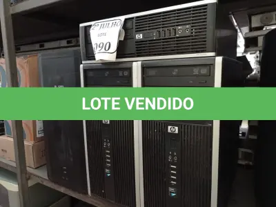 LOTE 090 - 04 CPUS, SENDO 03 HP E 01 MARCA POSITIVO. (NO ESTADO) ATENÇÃO! FAZER A VISITAÇÃO ANTES DE ARREMATAR, NÃO SABEMOS SE FUNCIONA. LEILÃO NÃO TEM GARANTIA E NEM DEVOLUÇÃO, SUJEITO A POSSÍVEIS AVARIAS VISÍVEIS/OCULTAS E/OU AUSÊNCIA DE COMPONENTES.