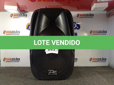 LOTE 045 - 01 CAIXA DE SOM PZ PROPASSIVE PRÓAUDIO PX-12. (NOVA) (NO ESTADO) ATENÇÃO! FAZER A VISITAÇÃO ANTES DE ARREMATAR, NÃO SABEMOS SE FUNCIONA. LEILÃO NÃO TEM GARANTIA E NEM DEVOLUÇÃO, SUJEITO A POSSÍVEIS AVARIAS VISÍVEIS/OCULTAS E/OU AUSÊNCIA DE COMPONENTES.