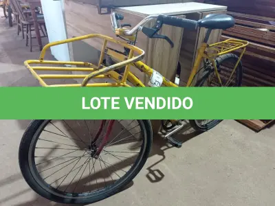 LOTE 279 - 01 BICICLETA CARGUEIRA E 02 RODAS. (NO ESTADO) ATENÇÃO! FAZER A VISITAÇÃO ANTES DE ARREMATAR, NÃO SABEMOS SE FUNCIONA. LEILÃO NÃO TEM GARANTIA E NEM DEVOLUÇÃO, SUJEITO A POSSÍVEIS AVARIAS VISÍVEIS/OCULTAS E/OU AUSÊNCIA DE COMPONENTES.