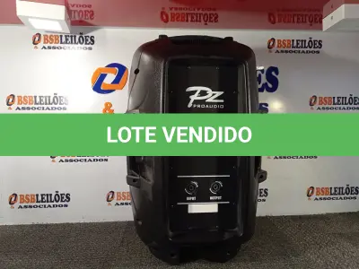 LOTE 045 - 01 CAIXA DE SOM PZ PROPASSIVE PRÓAUDIO PX-12. (NOVA) (NO ESTADO) ATENÇÃO! FAZER A VISITAÇÃO ANTES DE ARREMATAR, NÃO SABEMOS SE FUNCIONA. LEILÃO NÃO TEM GARANTIA E NEM DEVOLUÇÃO, SUJEITO A POSSÍVEIS AVARIAS VISÍVEIS/OCULTAS E/OU AUSÊNCIA DE COMPONENTES.