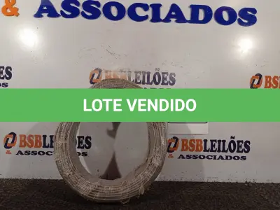 LOTE 145 - 01 ROLO DE CABO FLEXÍVEL 1×2,5MM NA COR CINZA. (NO ESTADO) ATENÇÃO! FAZER A VISITAÇÃO ANTES DE ARREMATAR, NÃO SABEMOS SE FUNCIONA. LEILÃO NÃO TEM GARANTIA E NEM DEVOLUÇÃO, SUJEITO A POSSÍVEIS AVARIAS VISÍVEIS/OCULTAS E/OU AUSÊNCIA DE COMPONENTES.