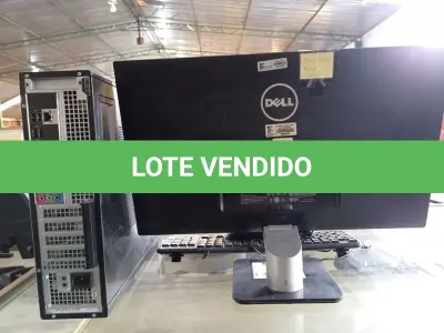 LOTE 285 - 01 COMPUTADOR OPTIPLEX 3010 COM MONITOR LCD, TECLADO E MOUSE. (NO ESTADO) ATENÇÃO! FAZER A VISITAÇÃO ANTES DE ARREMATAR, NÃO SABEMOS SE FUNCIONA. LEILÃO NÃO TEM GARANTIA E NEM DEVOLUÇÃO, SUJEITO A POSSÍVEIS AVARIAS VISÍVEIS/OCULTAS E/OU AUSÊNCIA DE COMPONENTES.